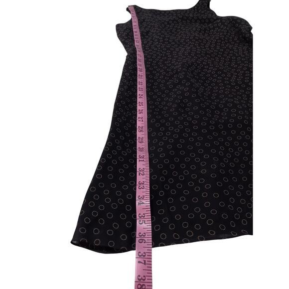 ANN TAYLOR Silk Dress 12 Flowy Black Classic Chic Special Event Office‎ Career - Picture 7 of 12
